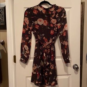 Floral long sleeve dress